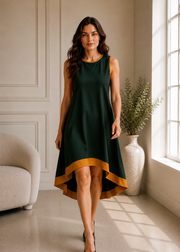 Serene Green Midi Dress