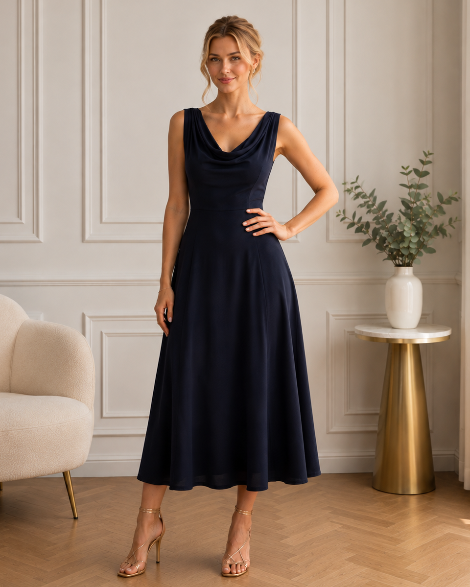 Navy Elegance Dress
