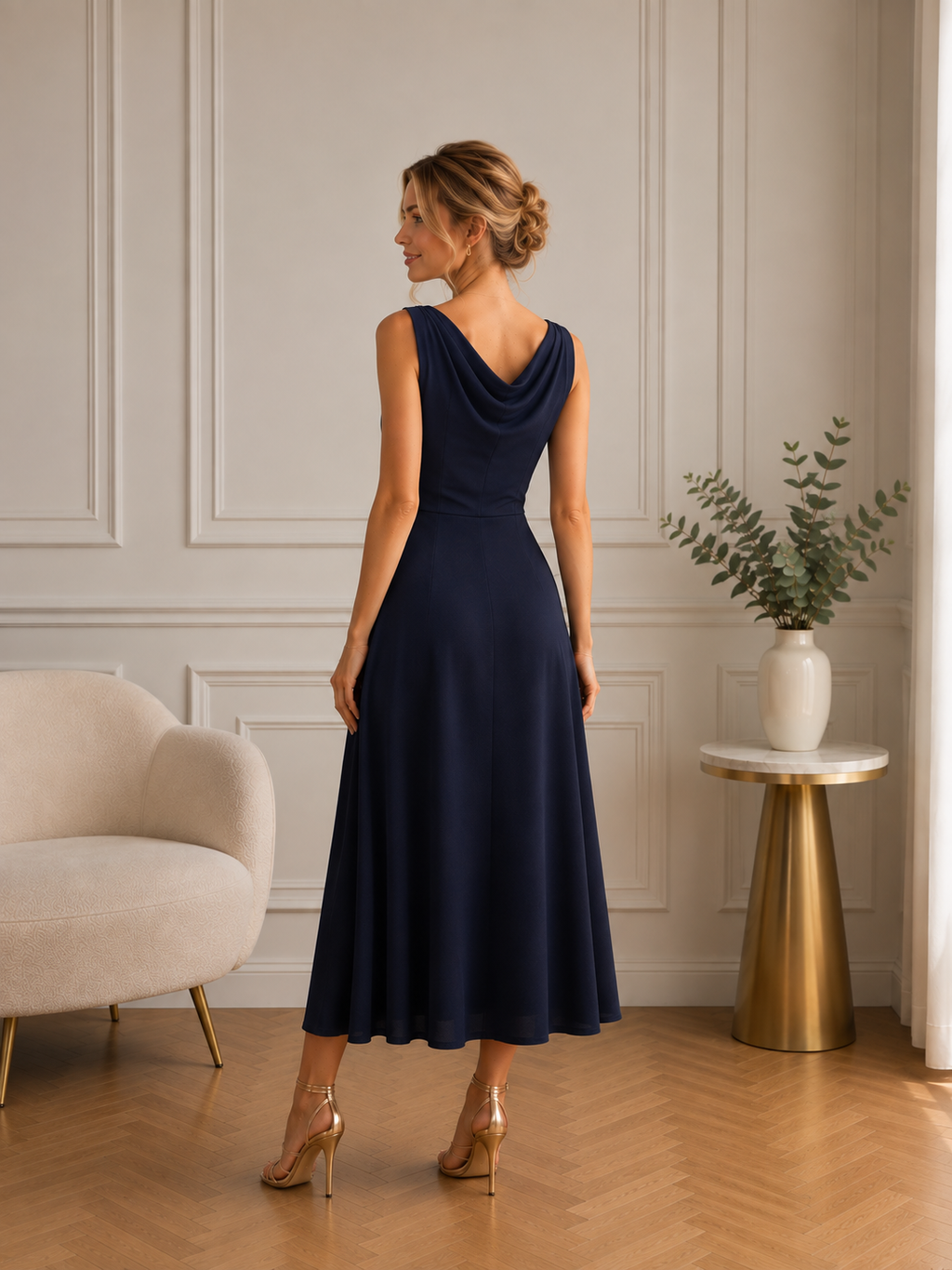 Navy Elegance Dress
