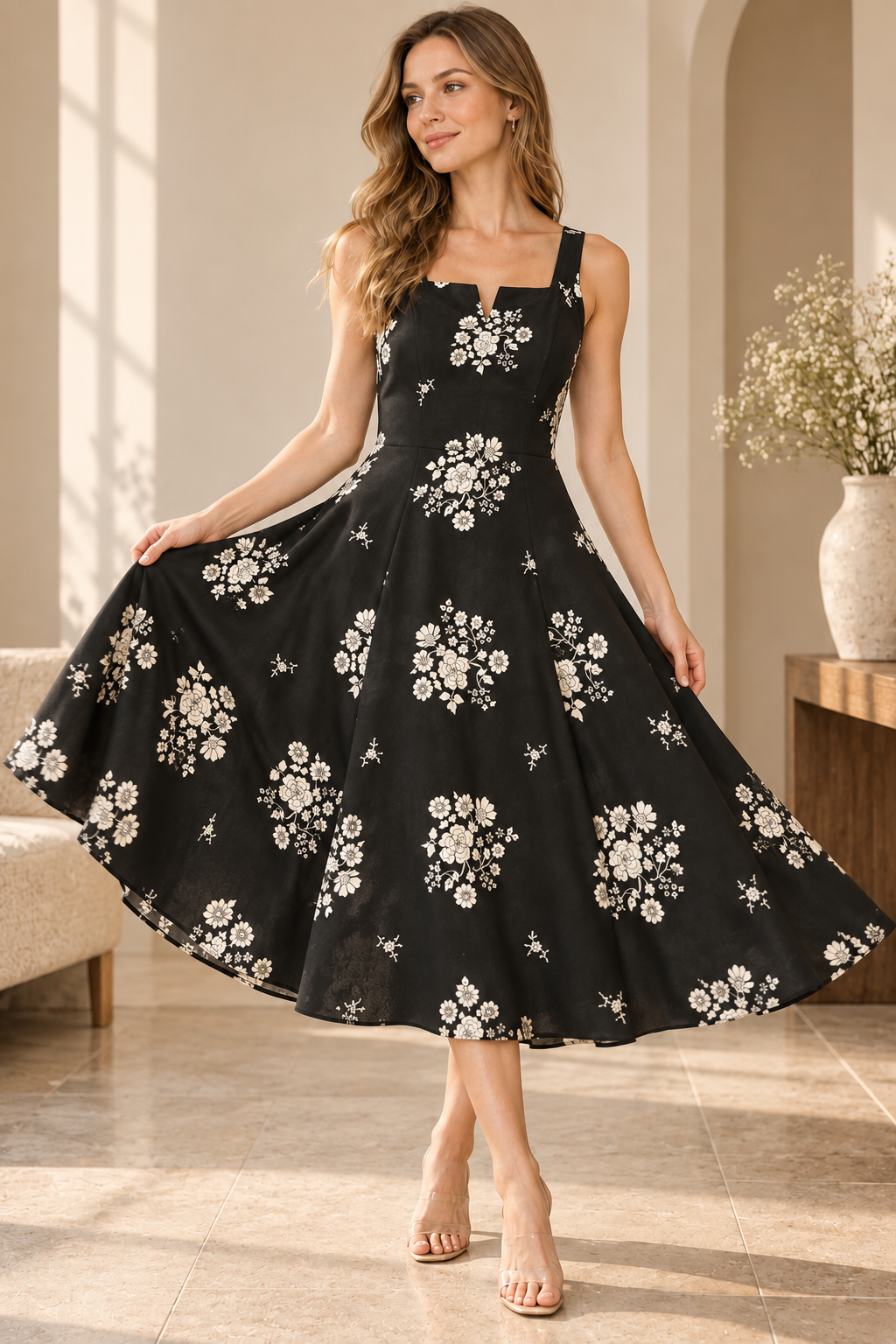 Midnight Bloom Dress