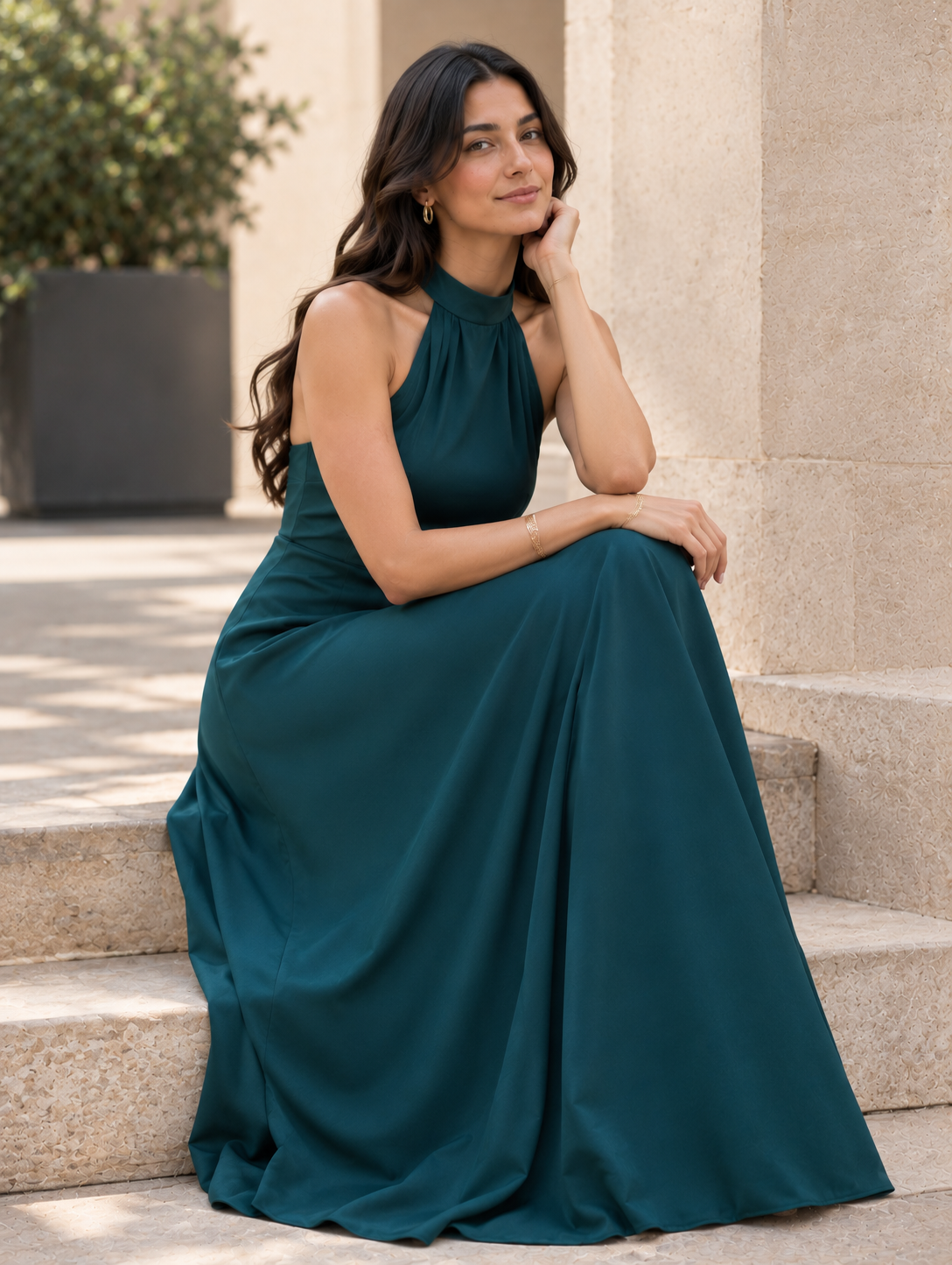 Teal Grace Dress