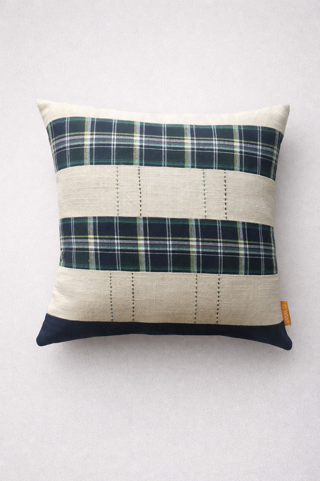 Tartan Track Cushion