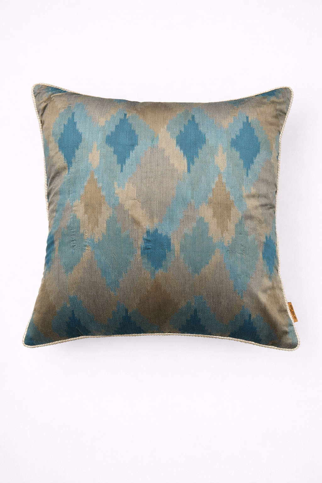 Multi Diamond Ikat Cushion
