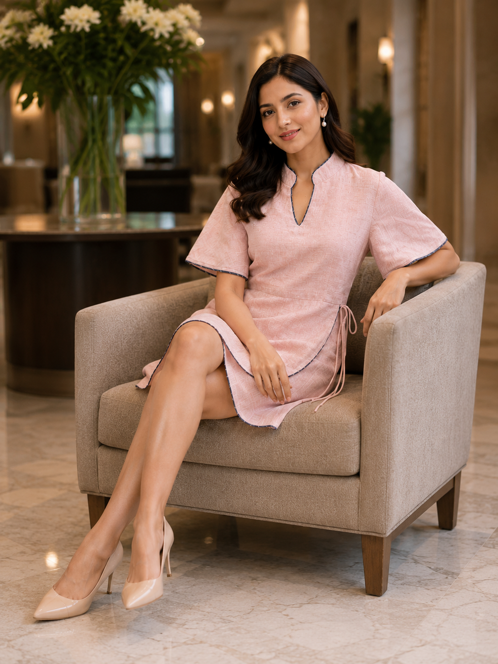 Serene Pink Dress