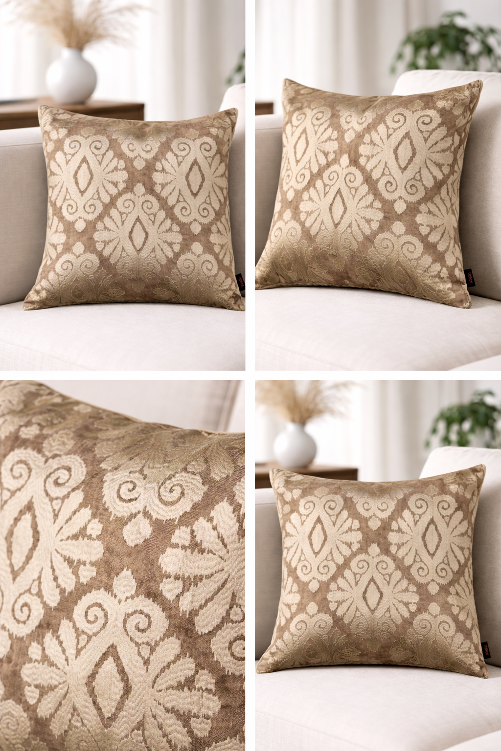 Glowing Ikat Cushion