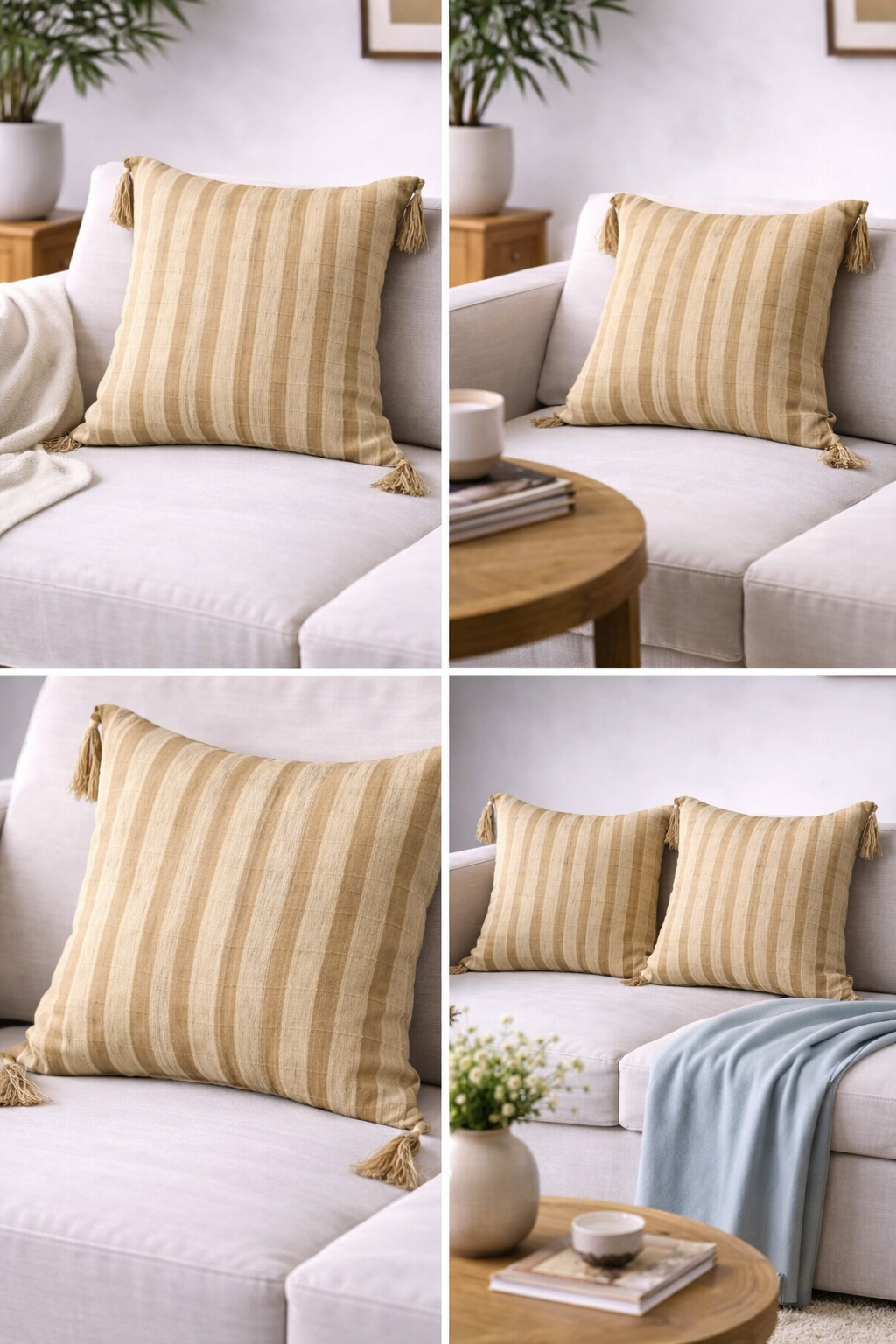 Khadhi Tussar Cushion