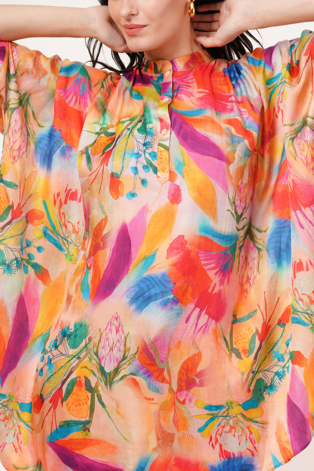 Floral Mirage Kaftan