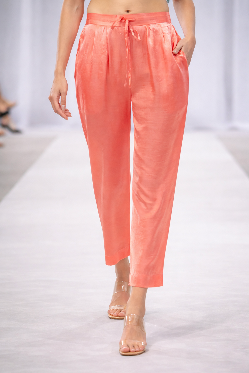 Satin Drawstring Pant