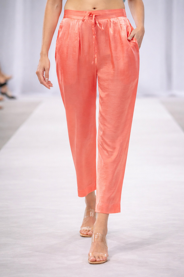 Satin Drawstring Pant