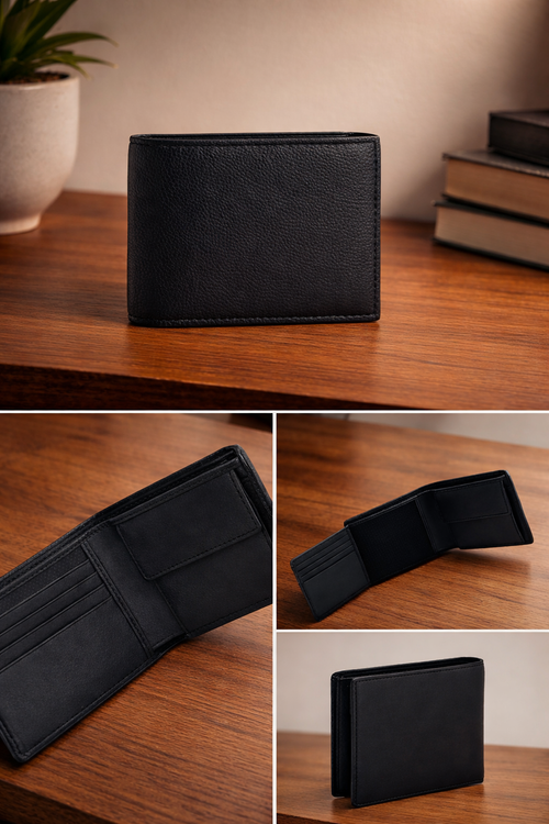 Arco Trifold Leather Wallet