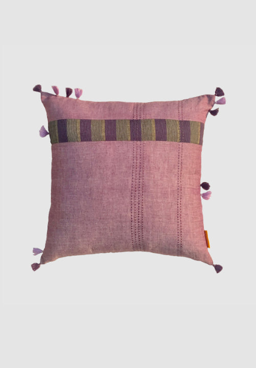 Stripe Minas Khadi Cushion