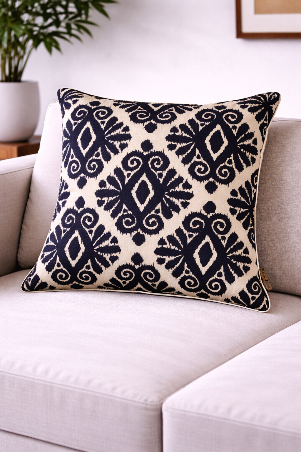 Dapper Ikat Cushion