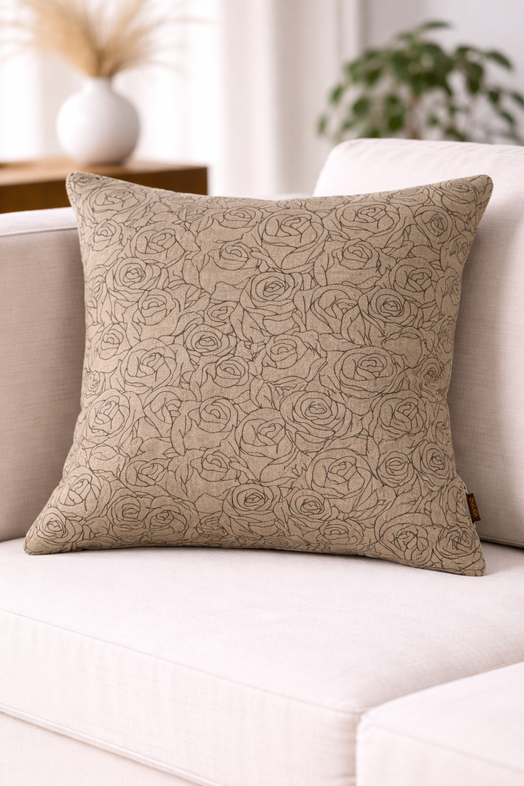 Elegant Rose Cushion