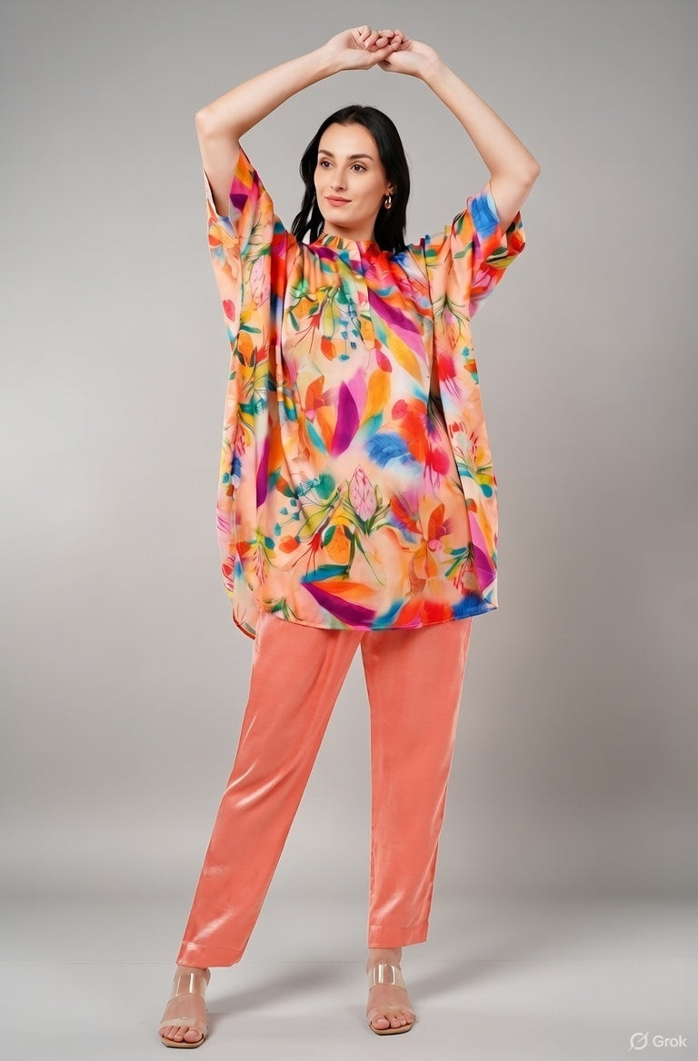Floral Mirage Kaftan
