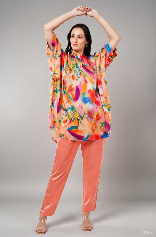 Floral Mirage Kaftan