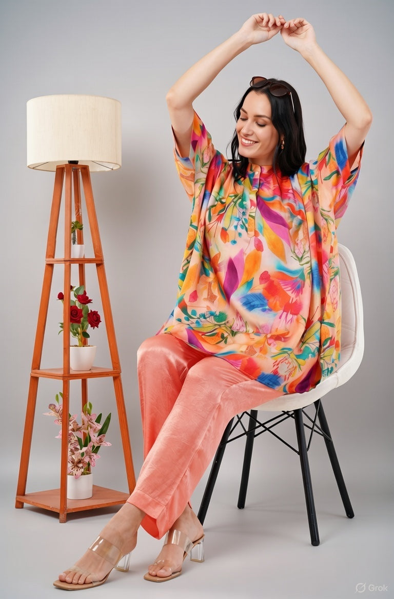 Floral Mirage Kaftan