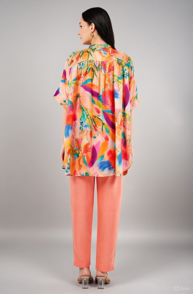 Floral Mirage Kaftan